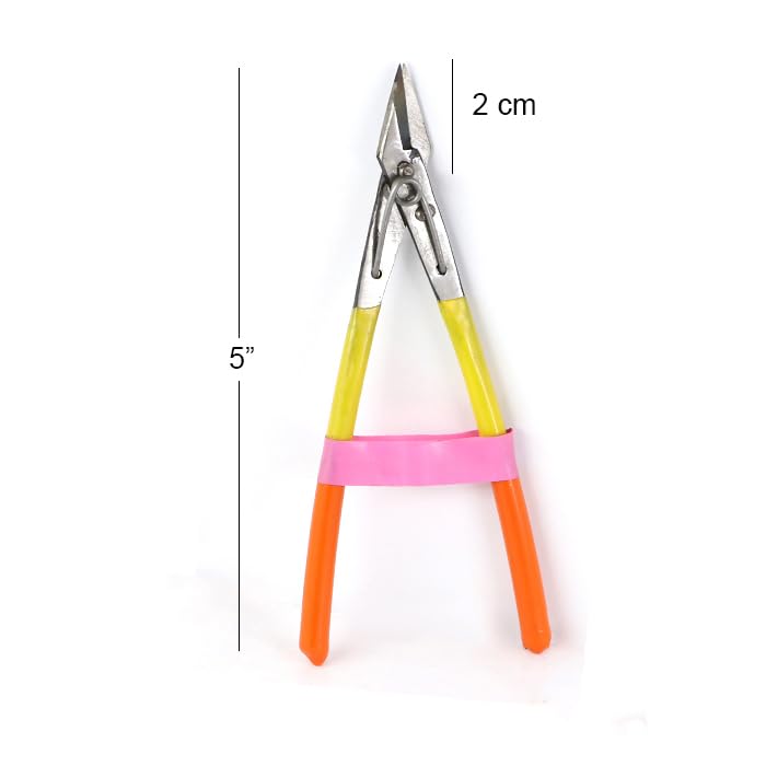 JEWELTECH 6-Piece Set - Cutter, Plier, and Tweezers for Goldsmithing and Versatile Applications, Infused with Vibrant Multi Colors