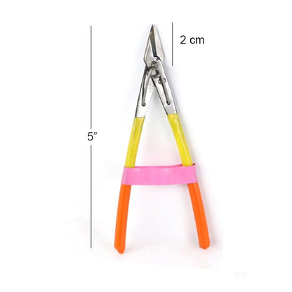 JEWELTECH 6-Piece Set - Cutter, Plier, and Tweezers for Goldsmithing and Versatile Applications, Infused with Vibrant Multi Colors