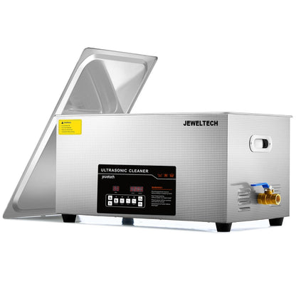 JEWELTECH 22L Digital Ultrasonic Cleaner with Open Lid