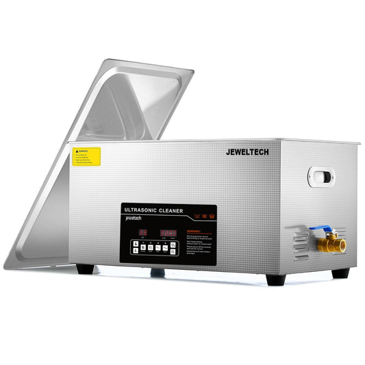 JEWELTECH 22L Digital Ultrasonic Cleaner with Open Lid