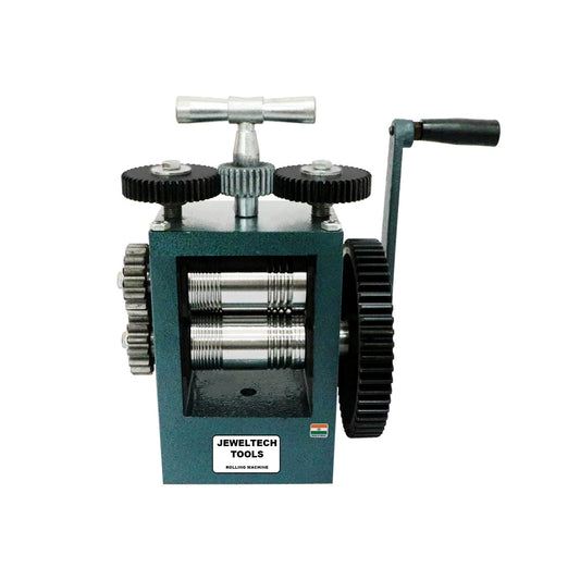 Jeweltech 4 Inch Rolling Mill Machine | Tar Patti Jewellery Tool for Gold and Silver Wire Sheet