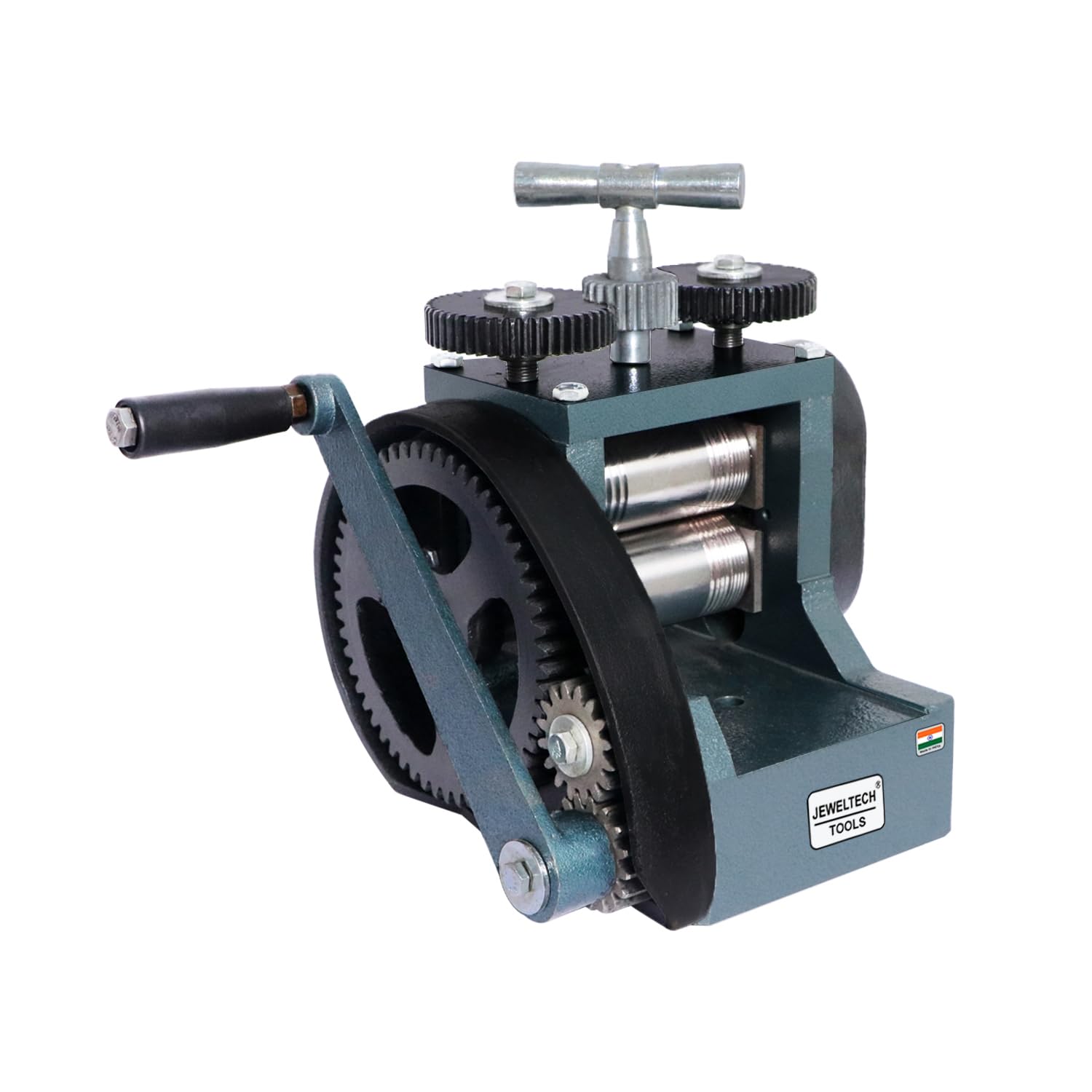 Heavy Duty Rolling Mill Machine for Goldsmiths and Silversmiths – Jeweltech 4 inch Wire and Sheet Roller