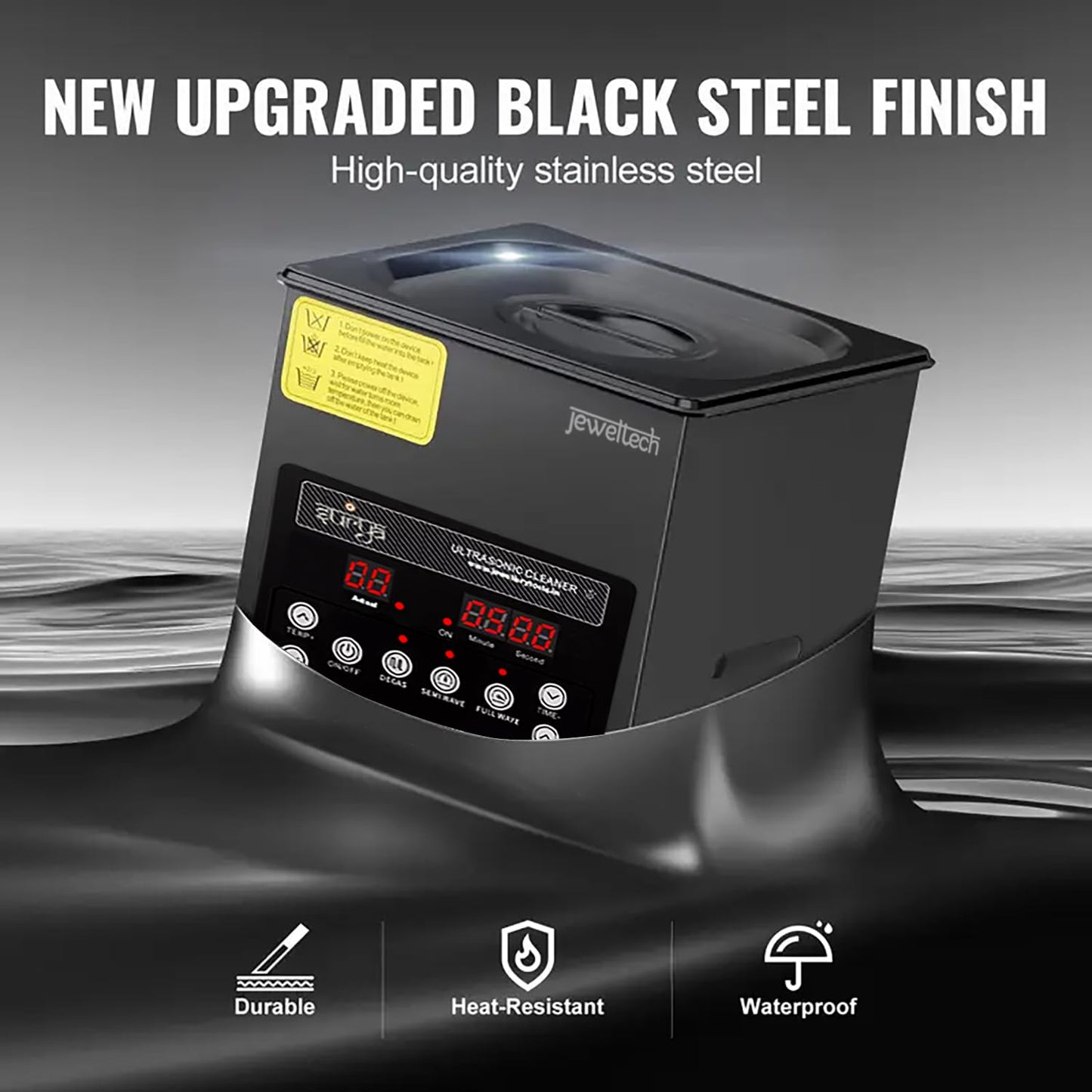 40kHz High-Frequency Ultrasonic Cleaner with 360° Efficient Cleaning Technology