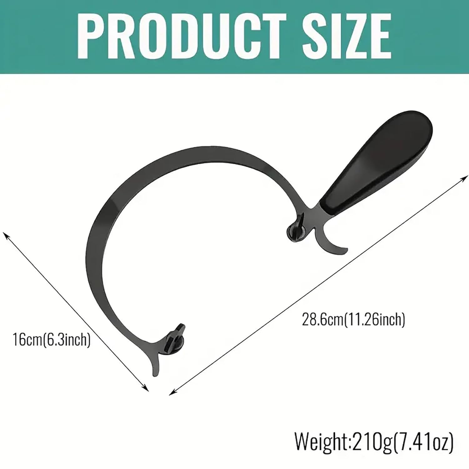 Jewellery Saw Frame Size Chart – 28.6 cm length and 210g weight