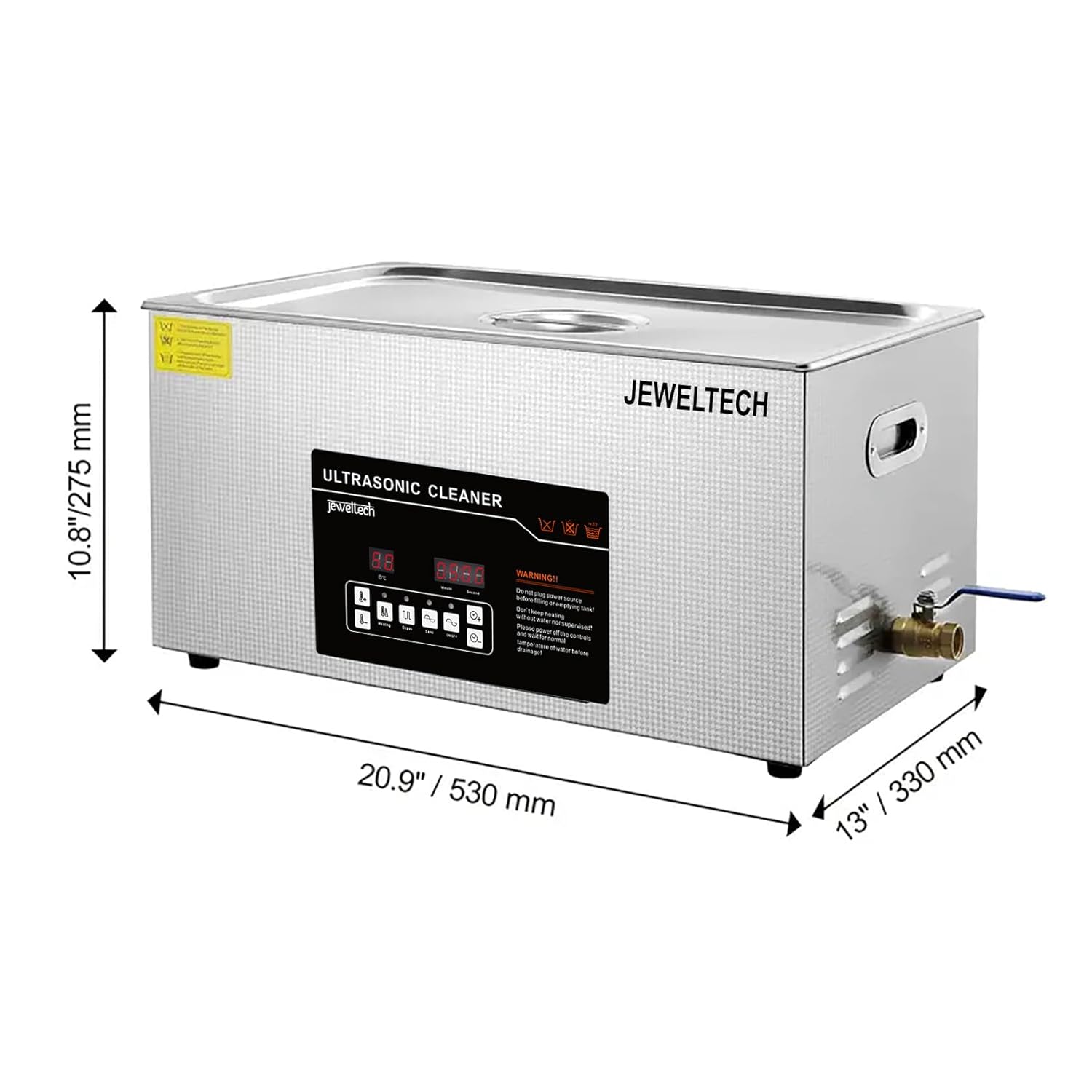 Large Capacity Ultrasonic Cleaner Tank with Dimensions