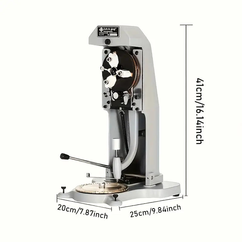 Ring Engraving Machine with Copper Lettering Plate