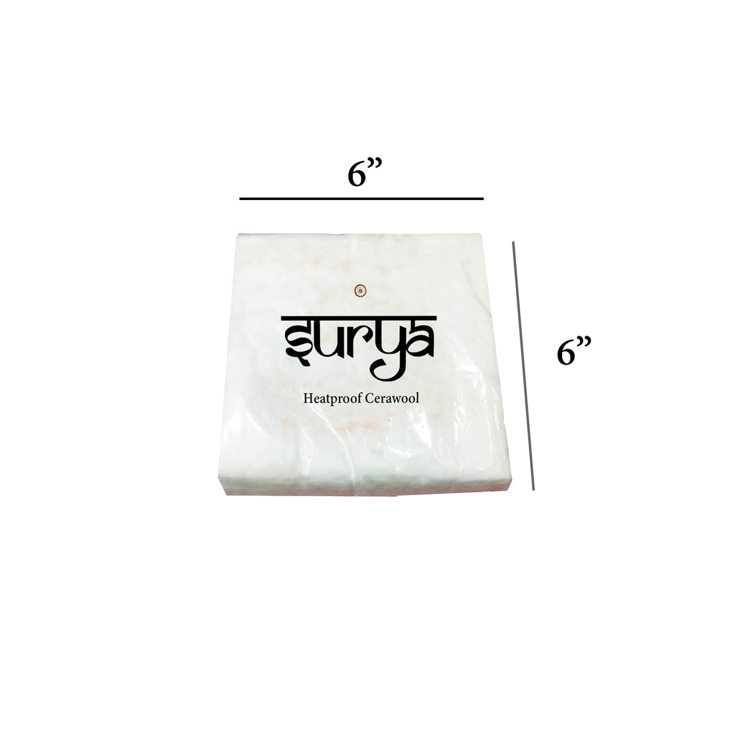 JEWELTECH 6x6 Fireproof Cotton | Cerawool Pack of 5 - Ideal for Safeguarding Precious Gold and Silver Jewelry Creations