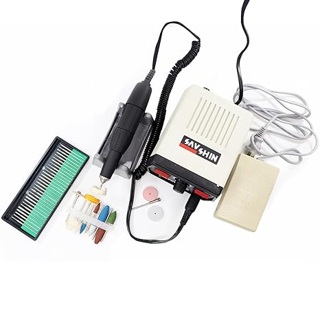 Saeshin Strong 204 Micro Motor with 102 Handpiece, Diamond Tools & Polishing Kit – 35,000 RPM
