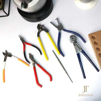 Jewellery making tool kit for wire work beading craft and DIY