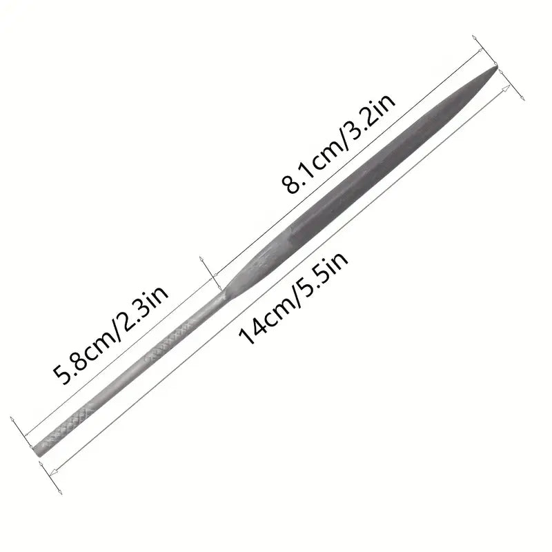 Jewelry filing tool set for shaping and deburring