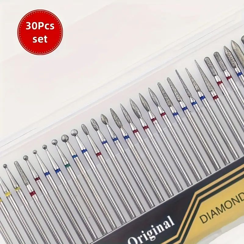 30pcs Diamond Burr Cutter Set