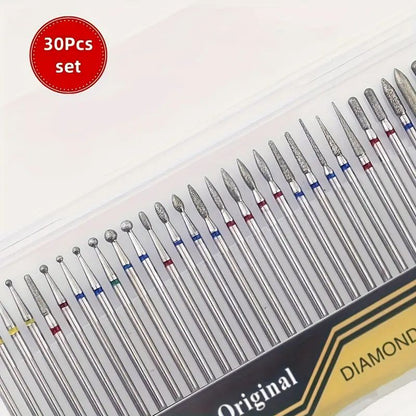 30pcs Diamond Burr Cutter Set