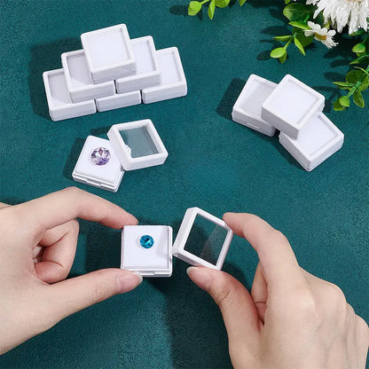 Craft and gemstone storage organizer set