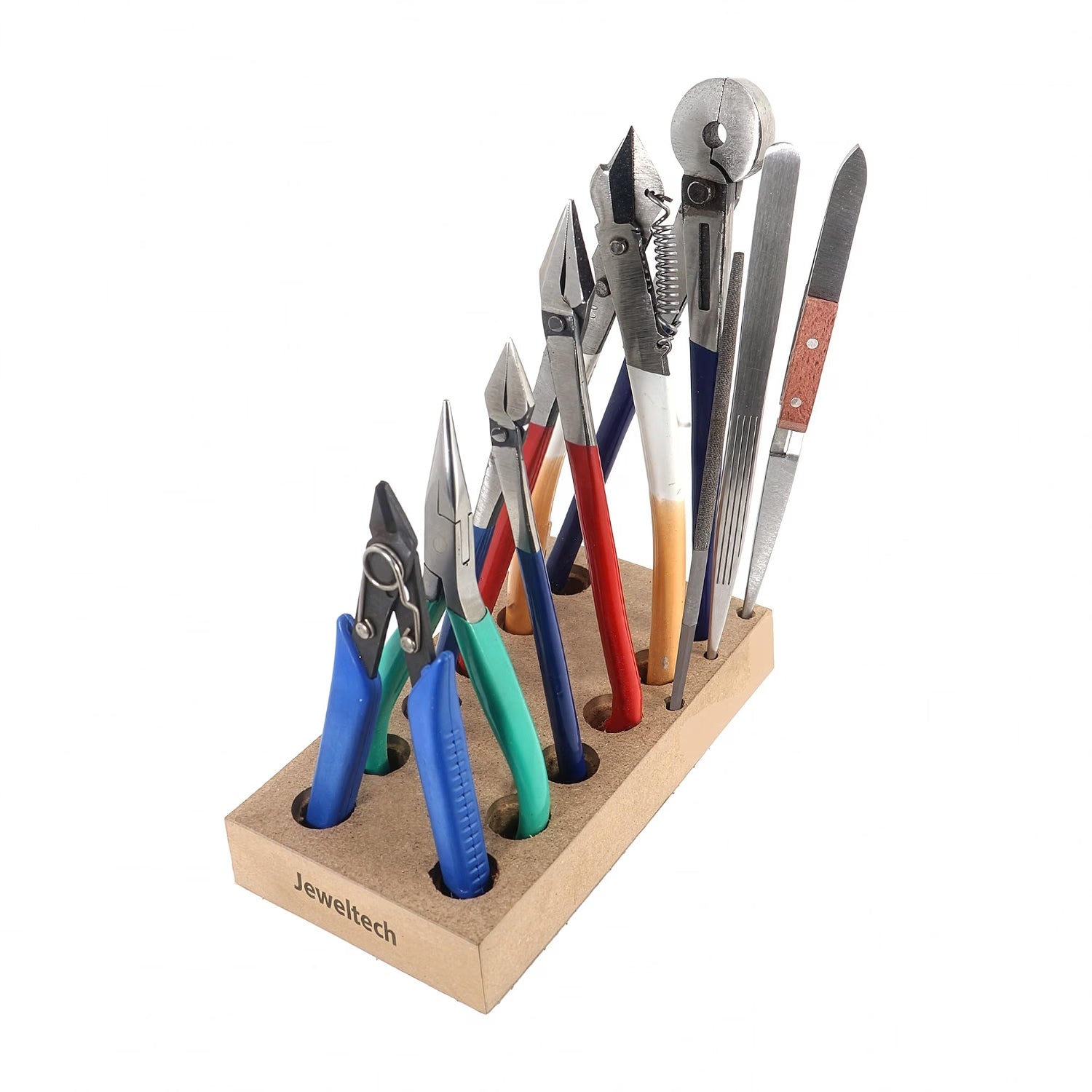 JewelTech 9 pcs jewellery making tool kit with pliers and cutters
