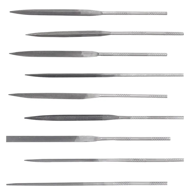 Jeweltech 10 pcs needle file set for jewelry and metal shaping
