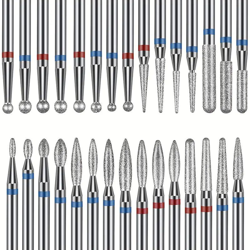 Jeweltech 30pcs Diamond Burr Cutter Set
