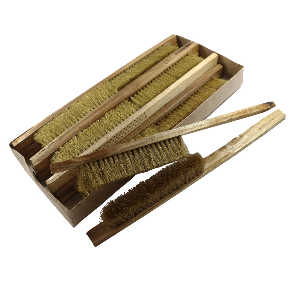 Brass brush for polish jewellery