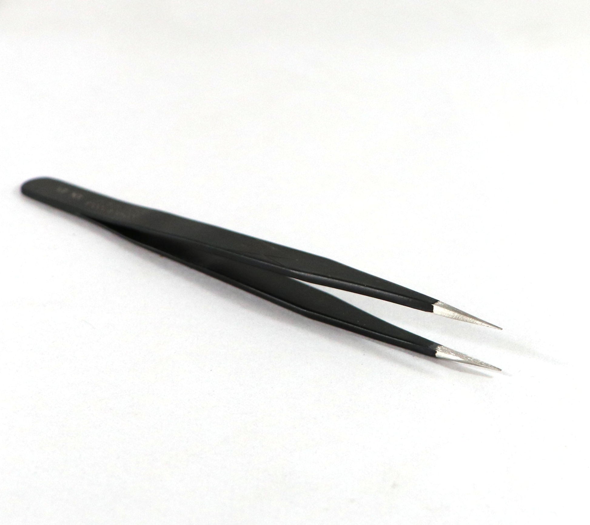 10K Black Powder Coated Stainless Steel Tweezer