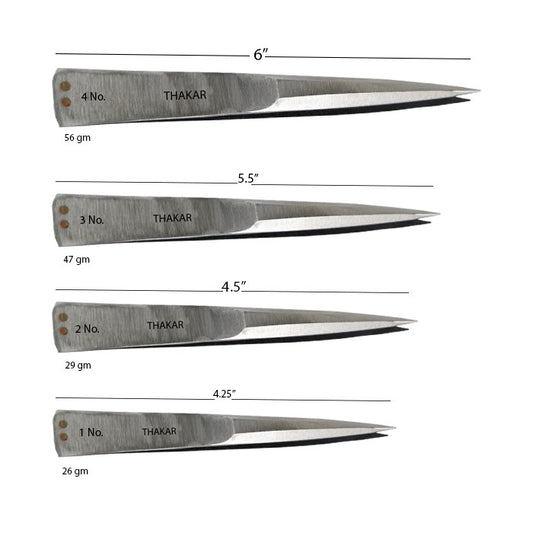 Thakar Handmade Steel Tweezers (Chimti) – Precision Tip for Jewelry Making, Repair, and Stone Setting Works – Artisan Tool for Karigar Work