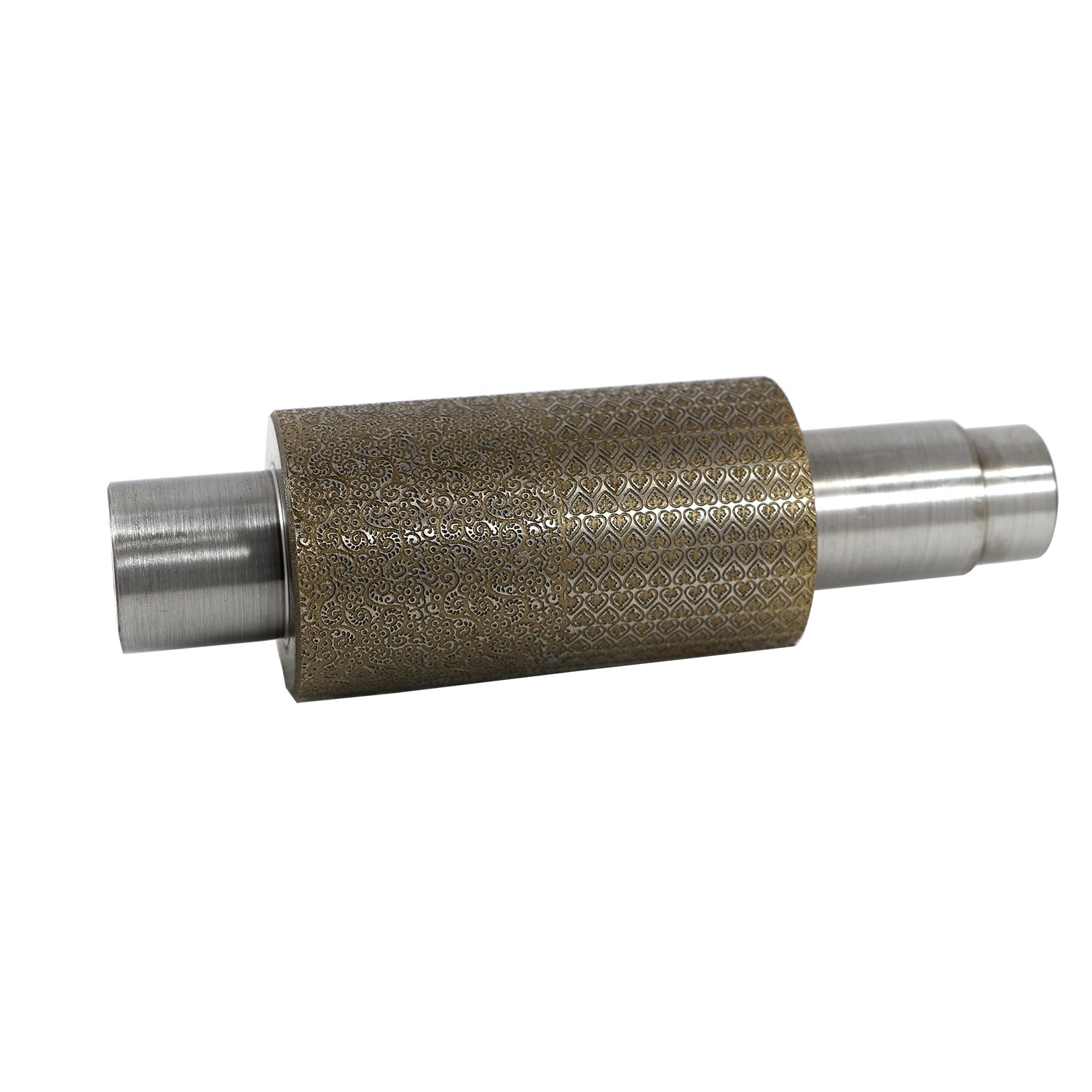  gold and silver sheet roller – dual pattern detailing