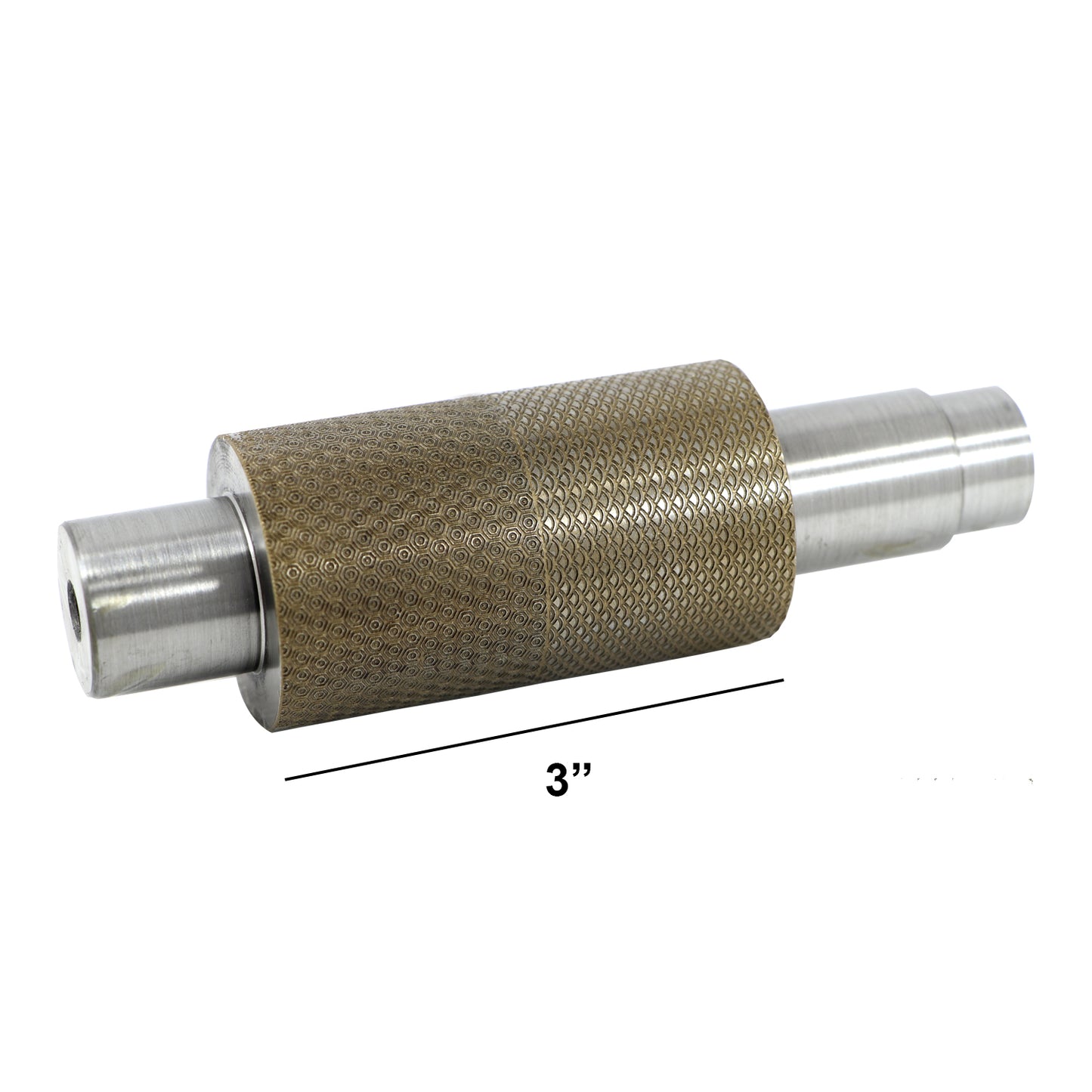 Silver sheet pattern roller with computer design

