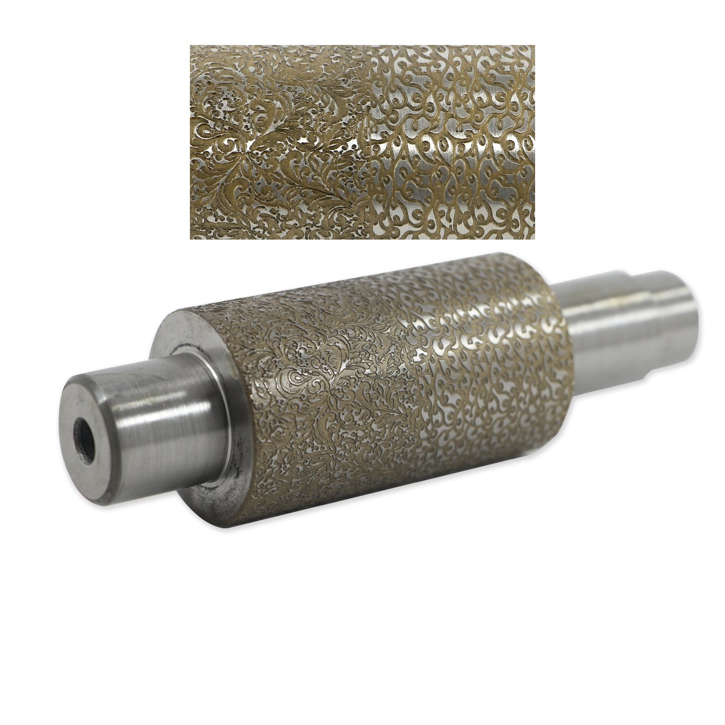 Jewelry sheet rolling machine roller attachment

