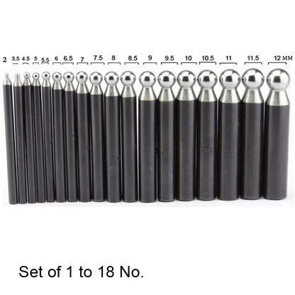 Jeweltech 18-Piece Doming Punch & Plate Set