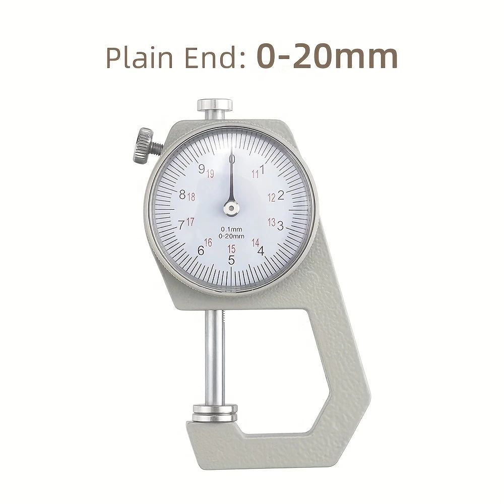 Gemstone dial gauge for precise thickness measurement of pearls, diamonds, and coins