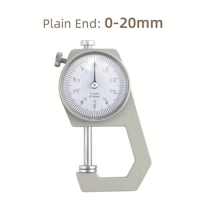Gemstone dial gauge for precise thickness measurement of pearls, diamonds, and coins