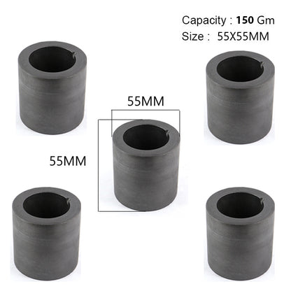 Gold melting crucible mus 150gm capacity