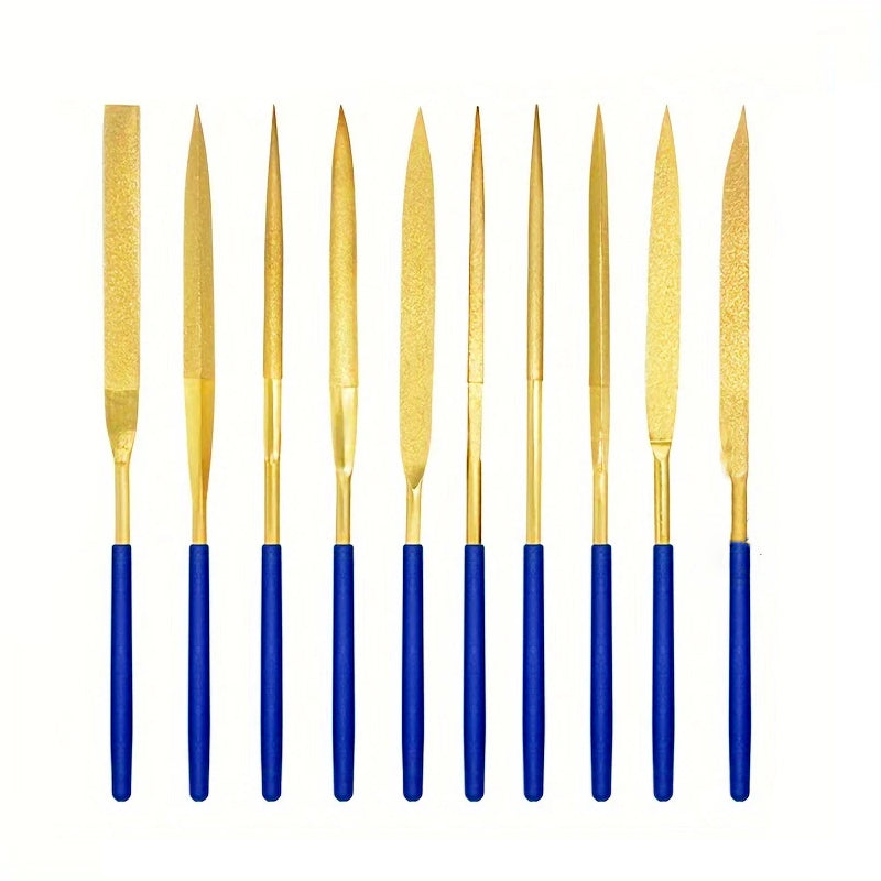 Titanium-Coated Diamond File Set