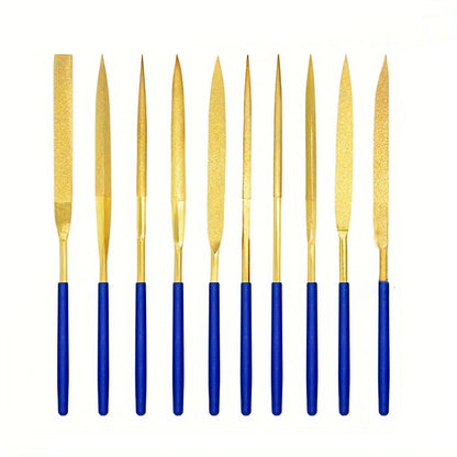 Titanium-Coated Diamond File Set