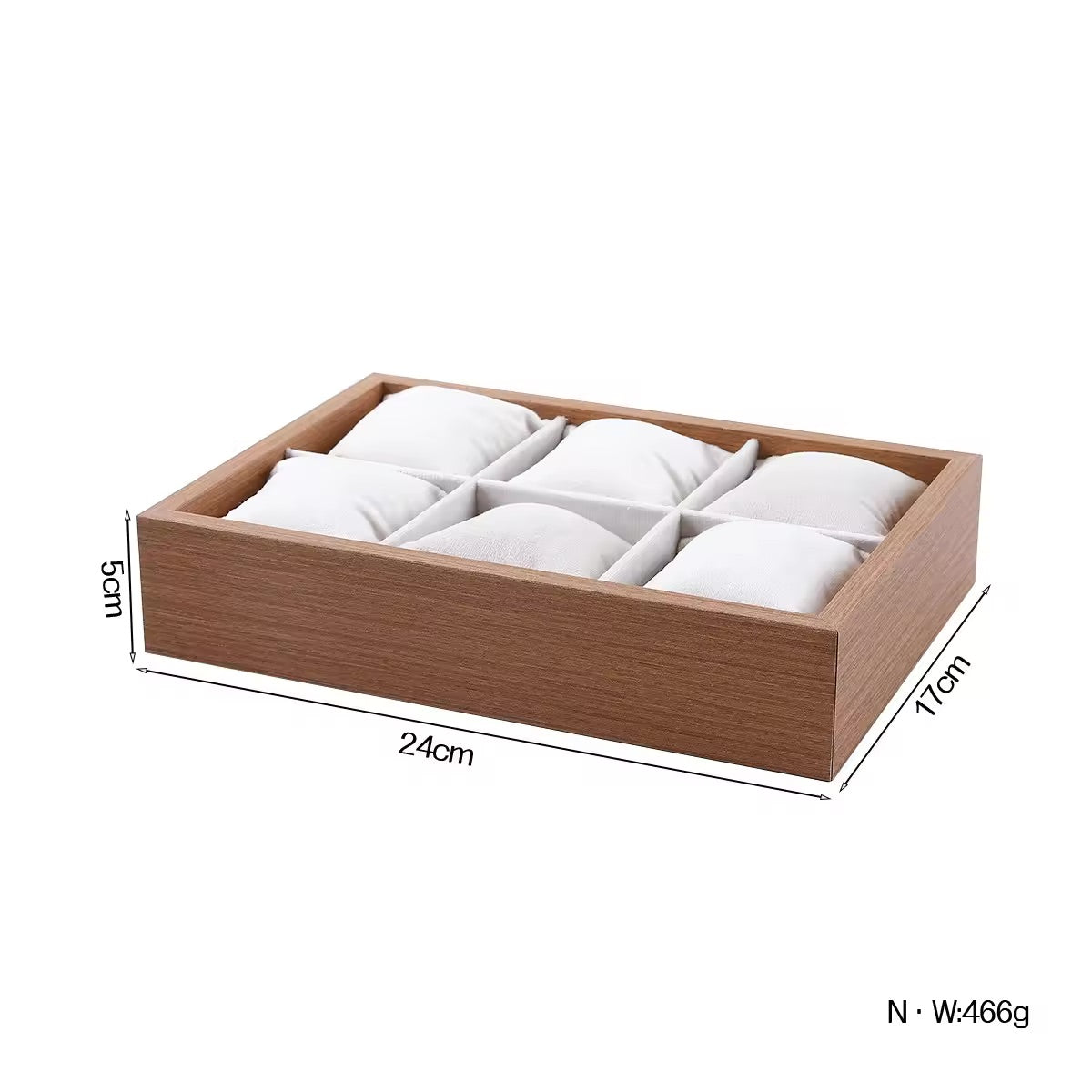 Jewellery Display Tray Set of 6 | Bangle,Watch & Bracelet Organizer Tray