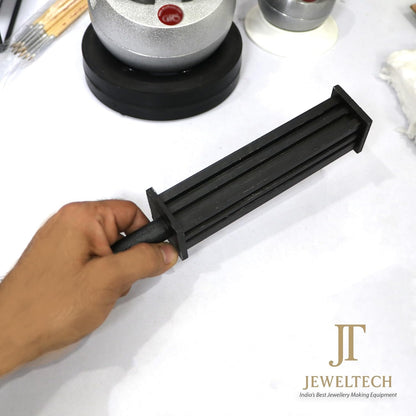 Jeweltech 6" Wire Strip Ring Ingot Mold/Dhali Reja/Dhalni – 6 Size Casting Mold for Melting & Refining Gold, Silver, Copper, Brass & Aluminium – Jewellery Making Tool