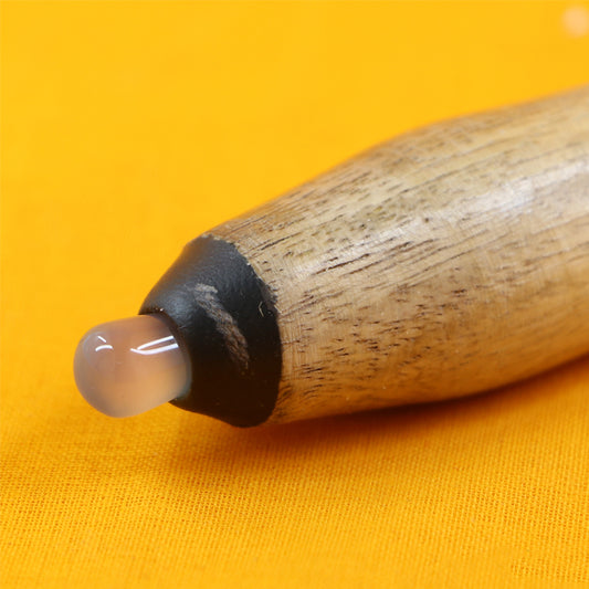 Opni Gota for Kundan Jewellery – Wooden Handle Stone Pressing Tool (Size 1 to 4, 7mm to 10mm Tip)