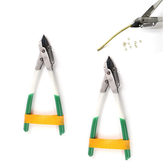 Jeweltech 6-Inch Kadi Cutting Katiya – Size 1 No. Jump Ring Cutter for Gold, Silver, Brass & Copper Wire | Spring-Loaded Coil Cutting Pliers for Jewelry Making | 2.5 cm Blade