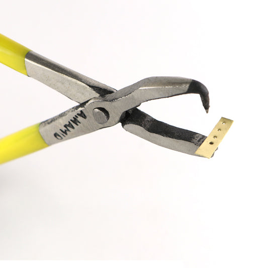 Hole making punching plier sandasi for jewelry crafting, handmade punch tool for earring and pendant work

