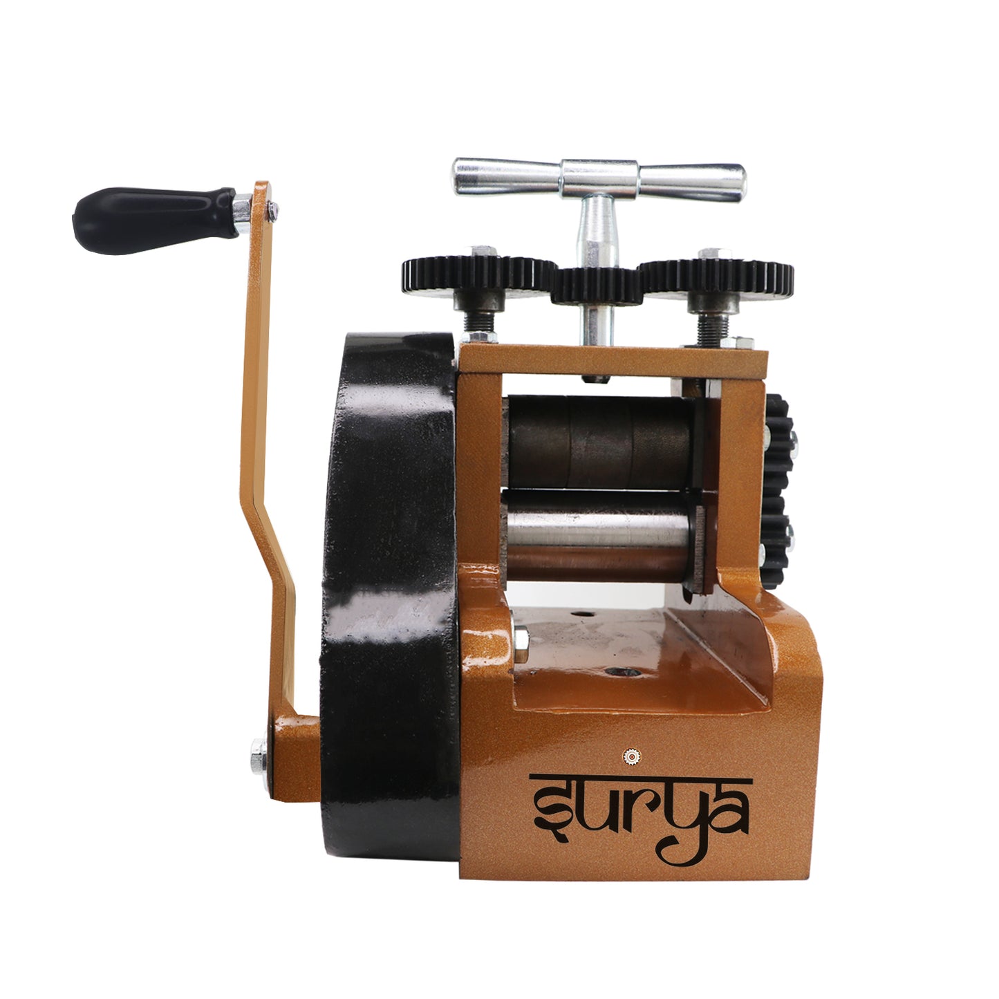 Surya 3" Rolling Machine Roller for checks, Lining & Dul Design – Gold & Silver Sheet Designing Tool Patti Design Machine