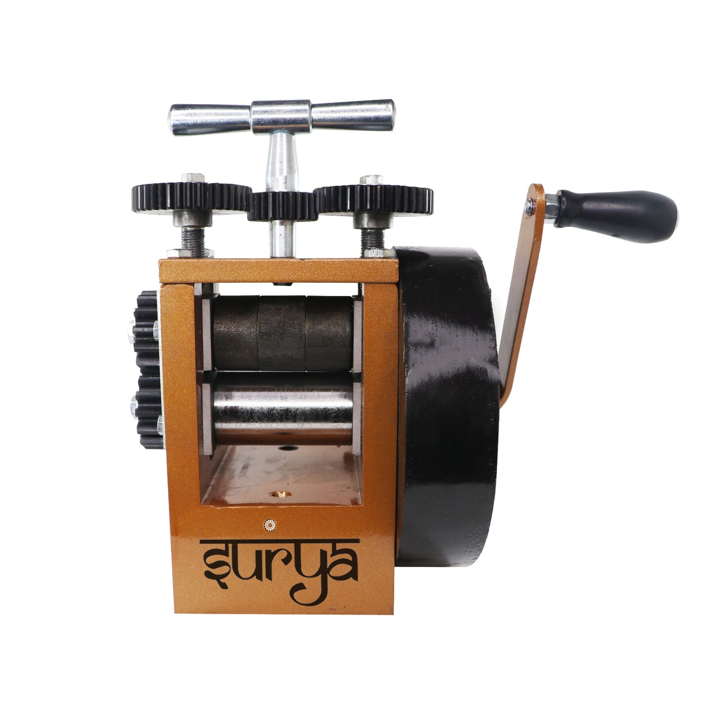 Surya 3" Rolling Machine Roller for checks, Lining & Dul Design – Gold & Silver Sheet Designing Tool Patti Design Machine