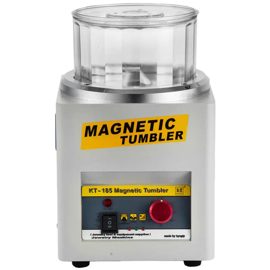 Jeweltech Magnetic Tumbler 500Gm Capacity  – Include Magnet Pin 300Gm 2000 RPM Adjustable Jewelry Polishing Machine for Gold & Silver Magnet polish Machine