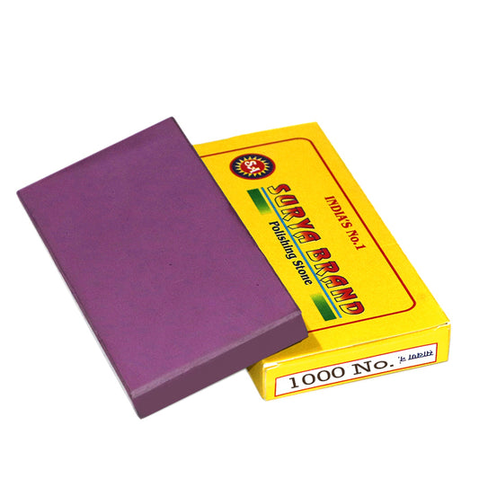 Surya Polishing Stone (SAAN)– 1000No. Pink for Jewelry Gravers, Engraving Tools, and Stone Setting Tools