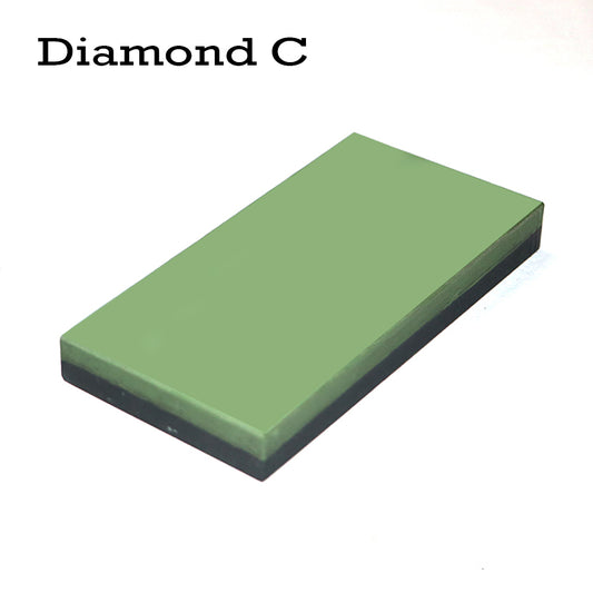 Surya Diamond C polishing stone – green and black for carbon tools