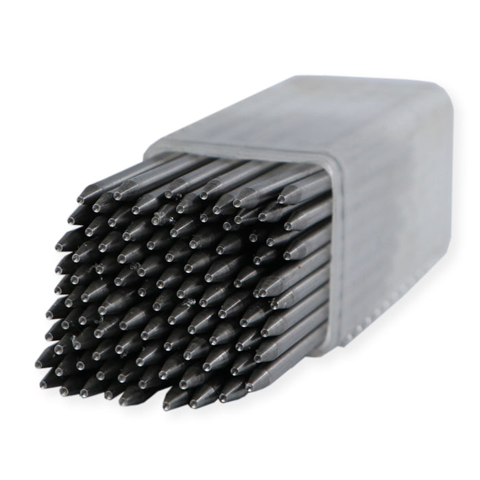 Densply beading tool set with labeled sizes, ideal for precise diamond and gemstone setting in professional jewelry