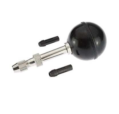 Revolving Chuck Handle with Ball Grip for Jewelry Making and Engraving - Includes 2 Collets

