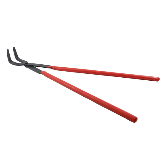 JEWELTECH 16" Plier Sandasi with Bent Mouth for Seamless Crucible Handling in Gold, Silver, and Metal Casting