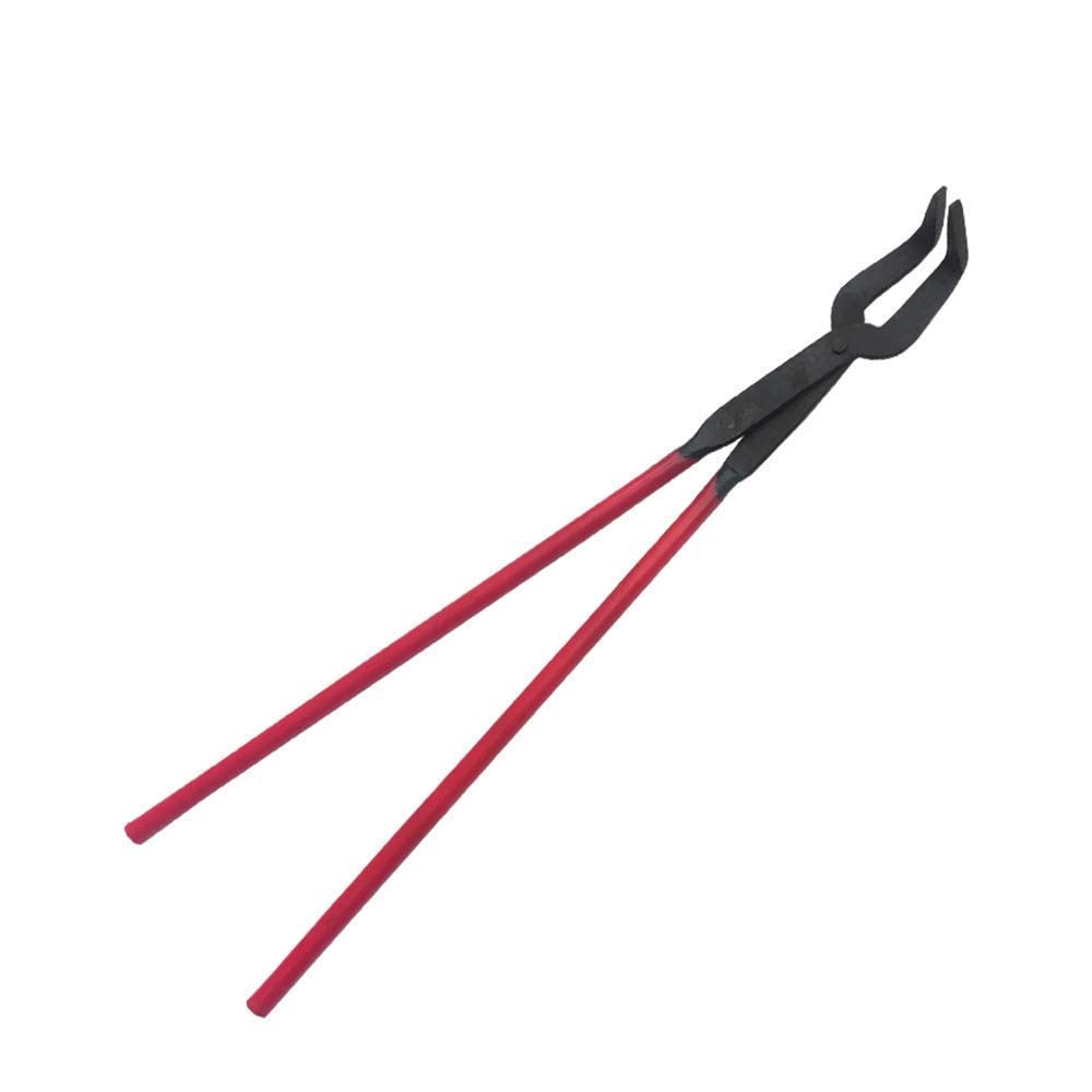 JEWELTECH 16" Plier Sandasi with Bent Mouth for Seamless Crucible Handling in Gold, Silver, and Metal Casting