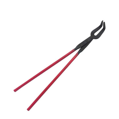 JEWELTECH 16" Plier Sandasi with Bent Mouth for Seamless Crucible Handling in Gold, Silver, and Metal Casting