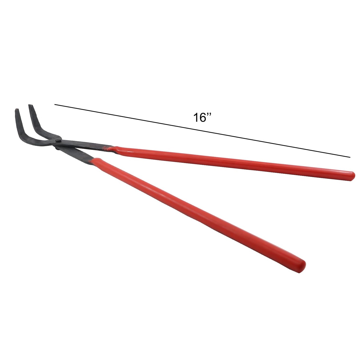 JEWELTECH 16" Plier Sandasi with Bent Mouth for Seamless Crucible Handling in Gold, Silver, and Metal Casting