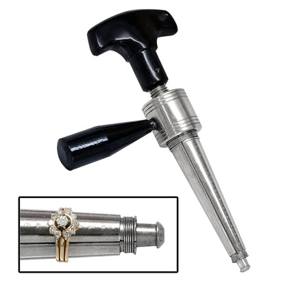 JewelTech ring stretcher with side handle for smooth resizing operation
