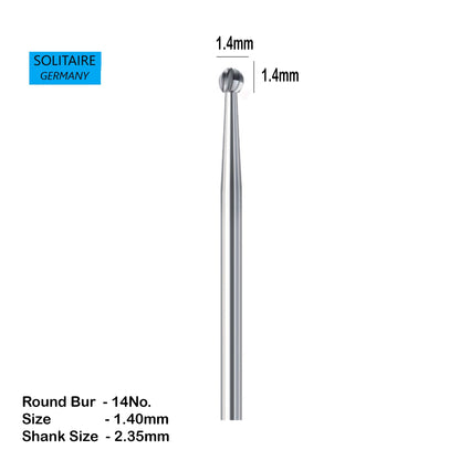 burs for engraving, hole drilling, and undercutting in soft metal jewellery work